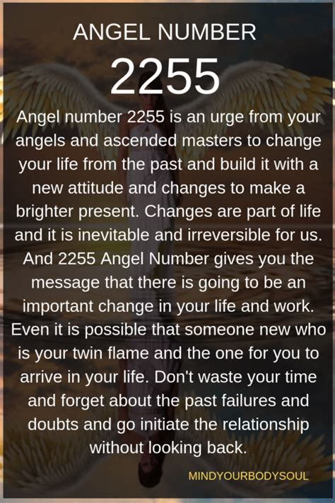 Arti angel number 2255  These changes may be in your career, your relationships, your
